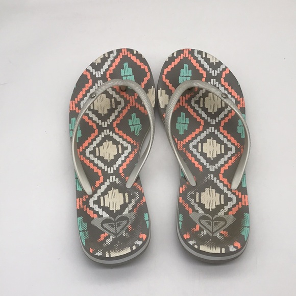 Roxy Bermuda Sandals/Flip Flop Woman’s/Girls Size 6/7 Large - Picture 4 of 7